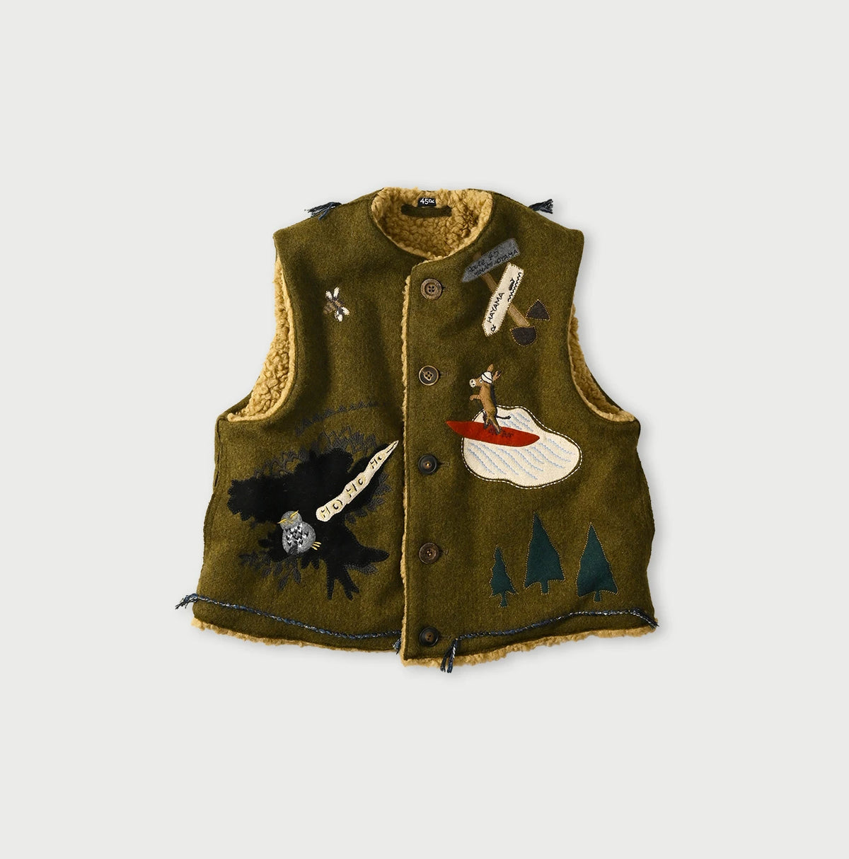 Jersey Melton Vest