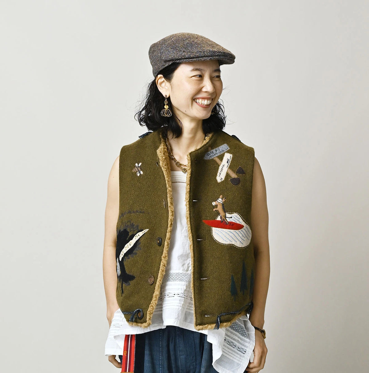 Jersey Melton Vest
