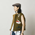 Jersey Melton Vest