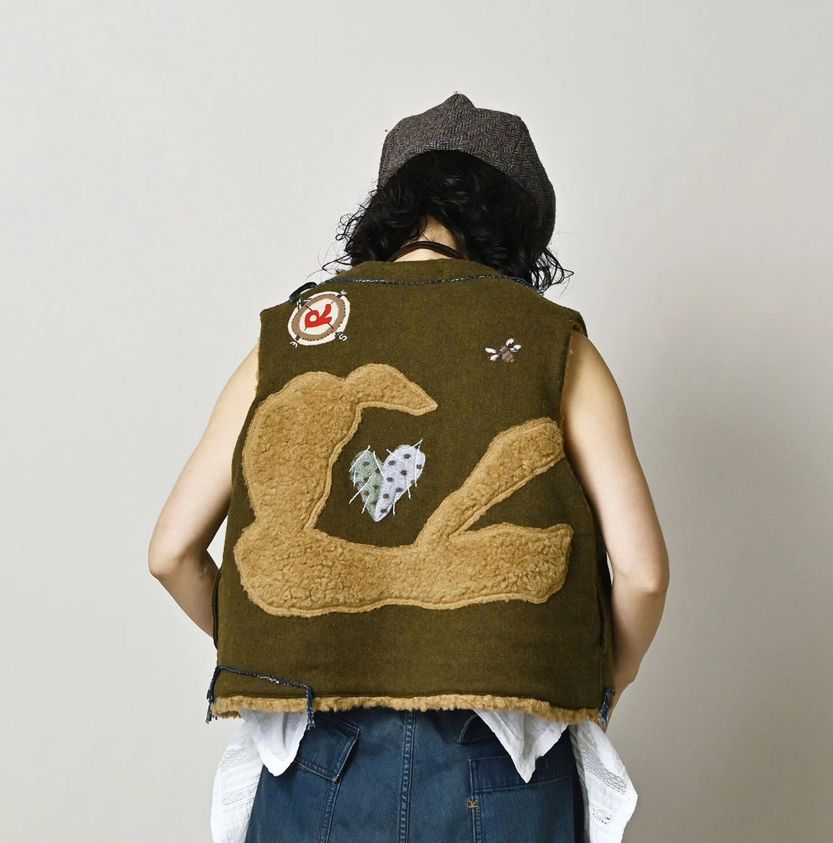 Jersey Melton Vest