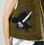 Jersey Melton Vest