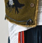 Jersey Melton Vest