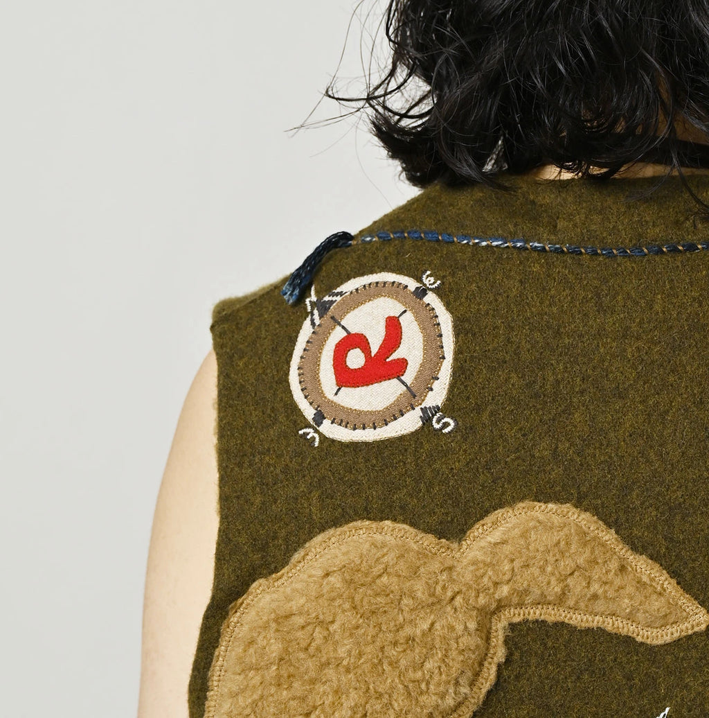 Jersey Melton Vest