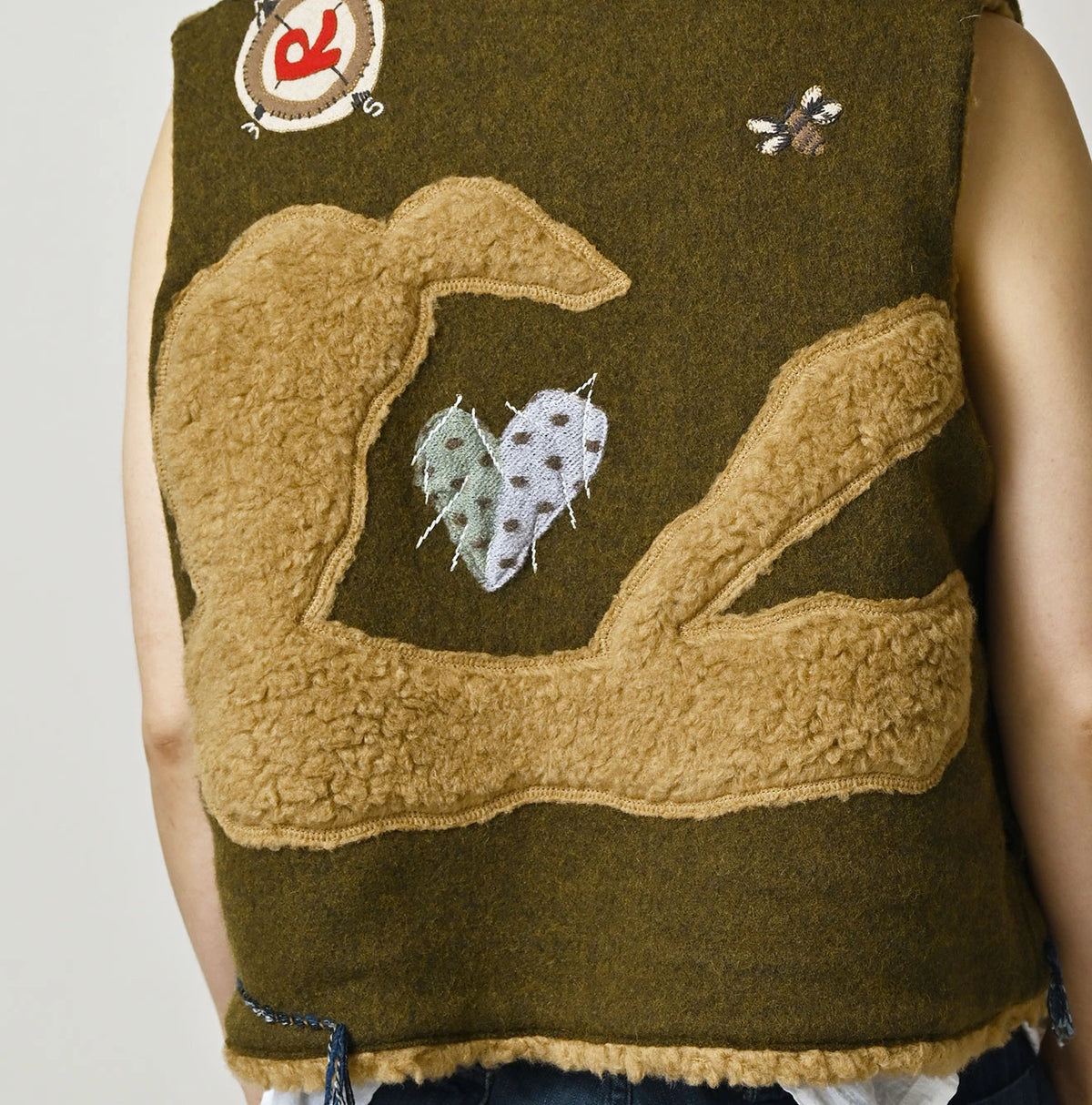 Jersey Melton Vest