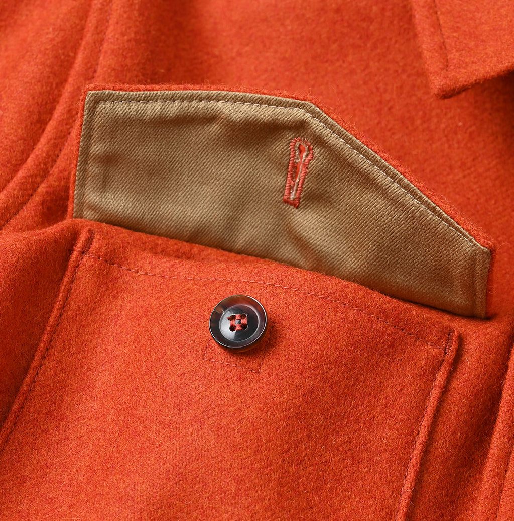 England Flannel Coat Detail