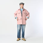 England Flannel Coat Female Model