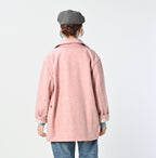 England Flannel Coat Female Model