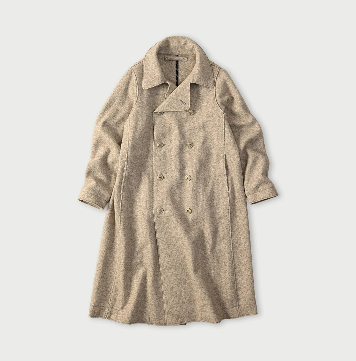 Jersey Melton Coat