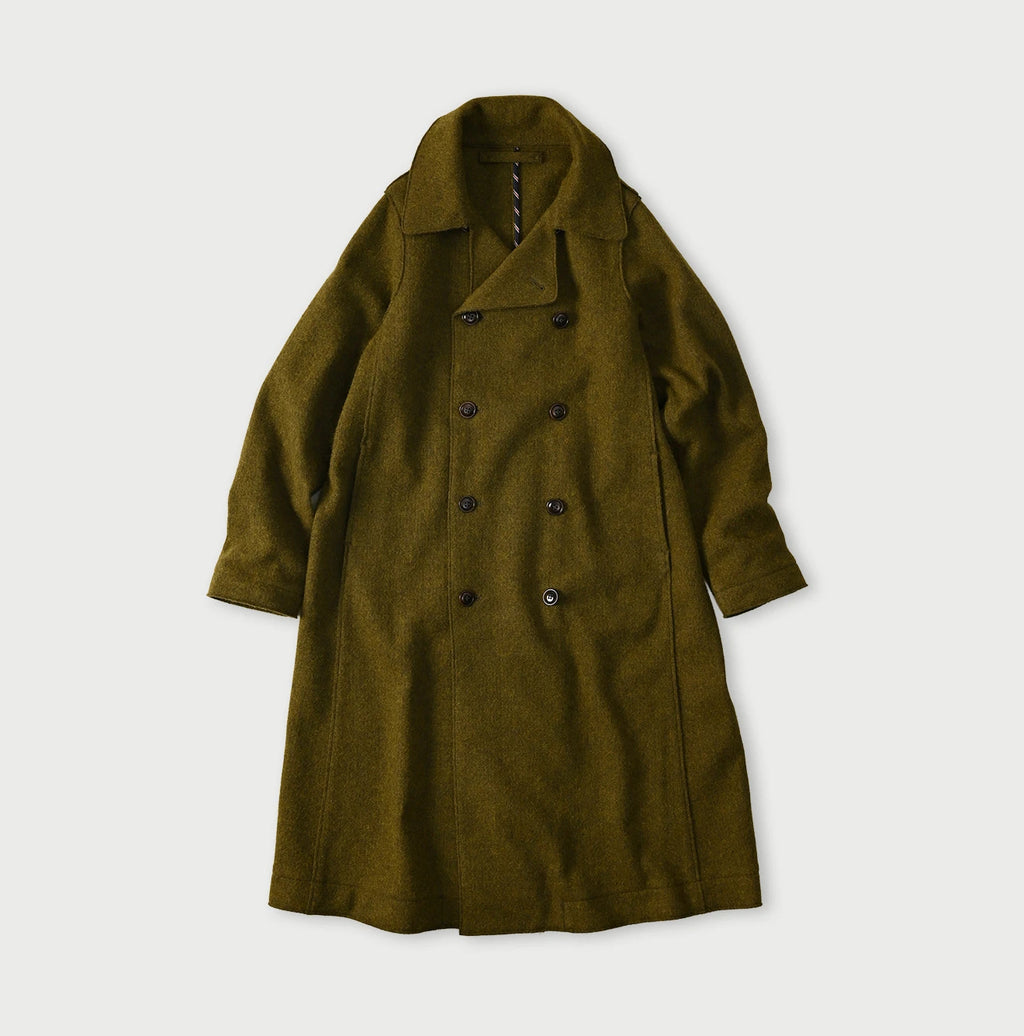 Jersey Melton Coat