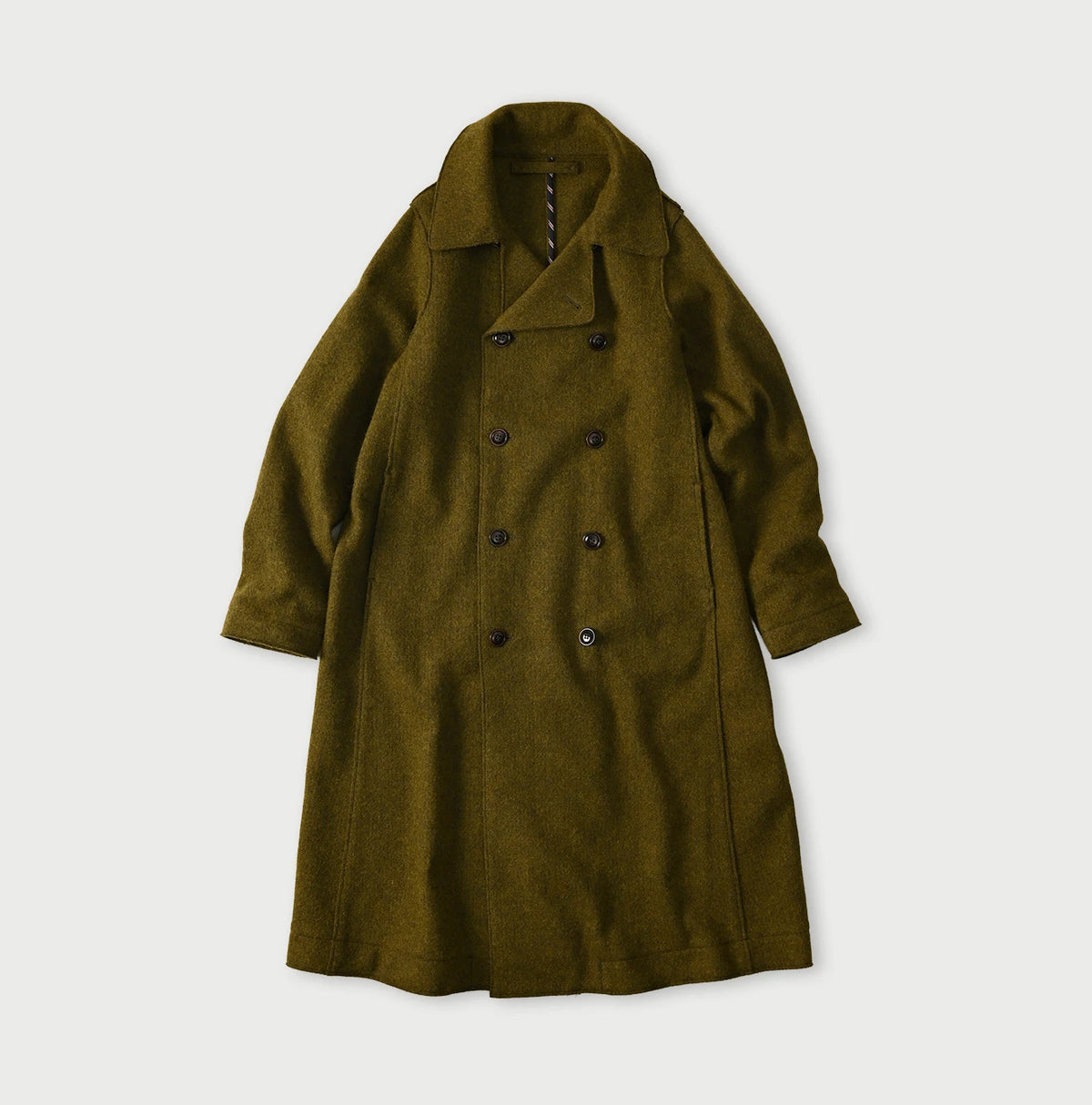 Jersey Melton Coat