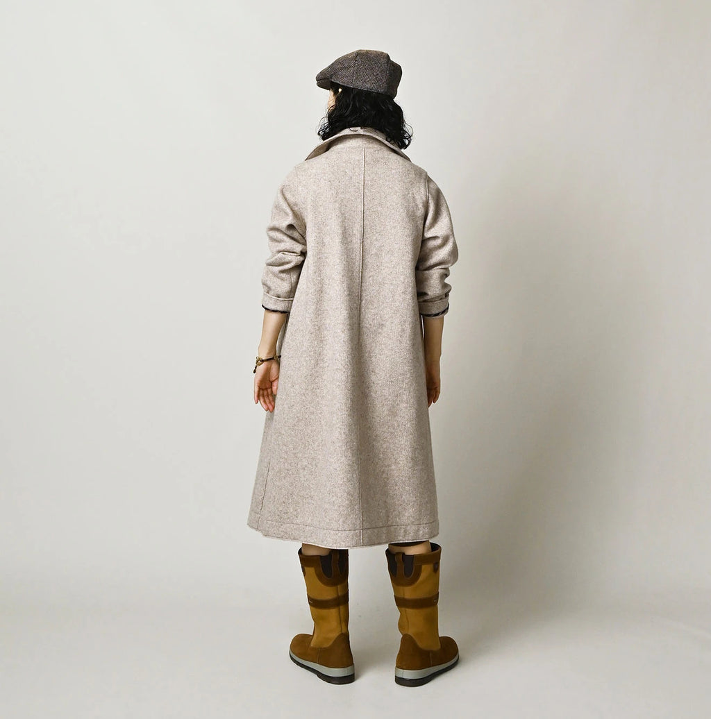 Jersey Melton Coat