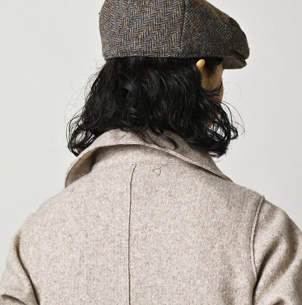 Jersey Melton Coat