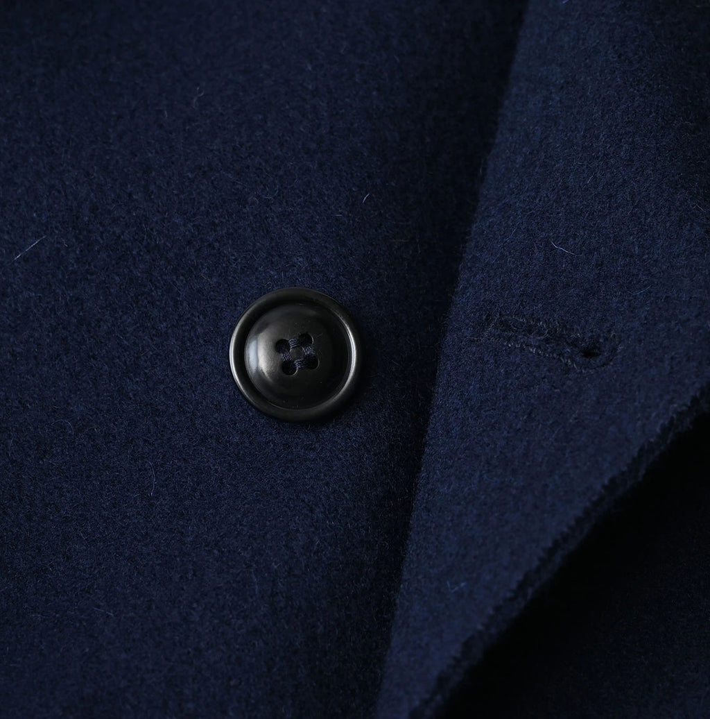 Jersey Melton Coat