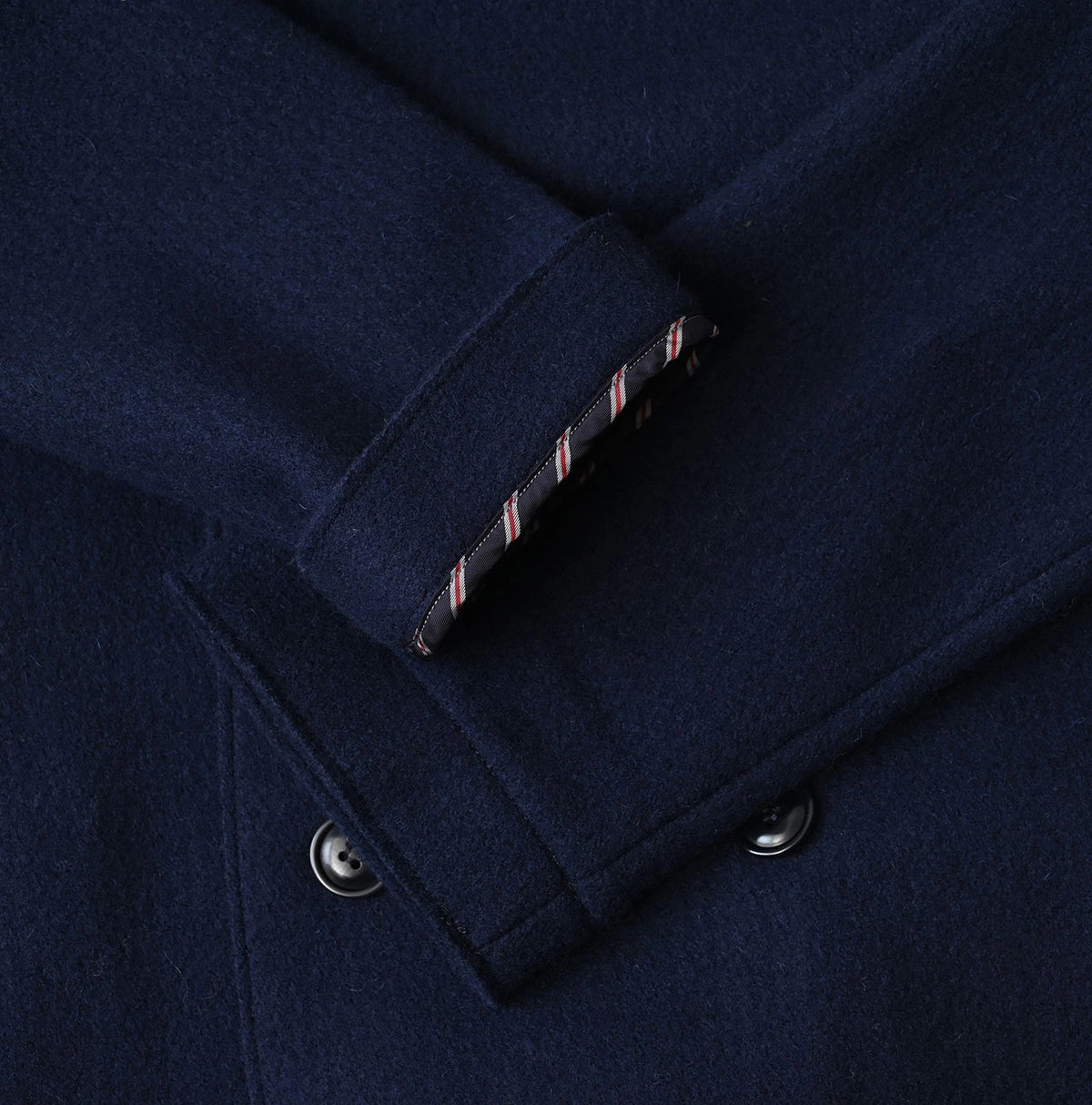 Jersey Melton Coat