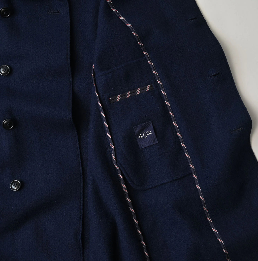 Jersey Melton Coat