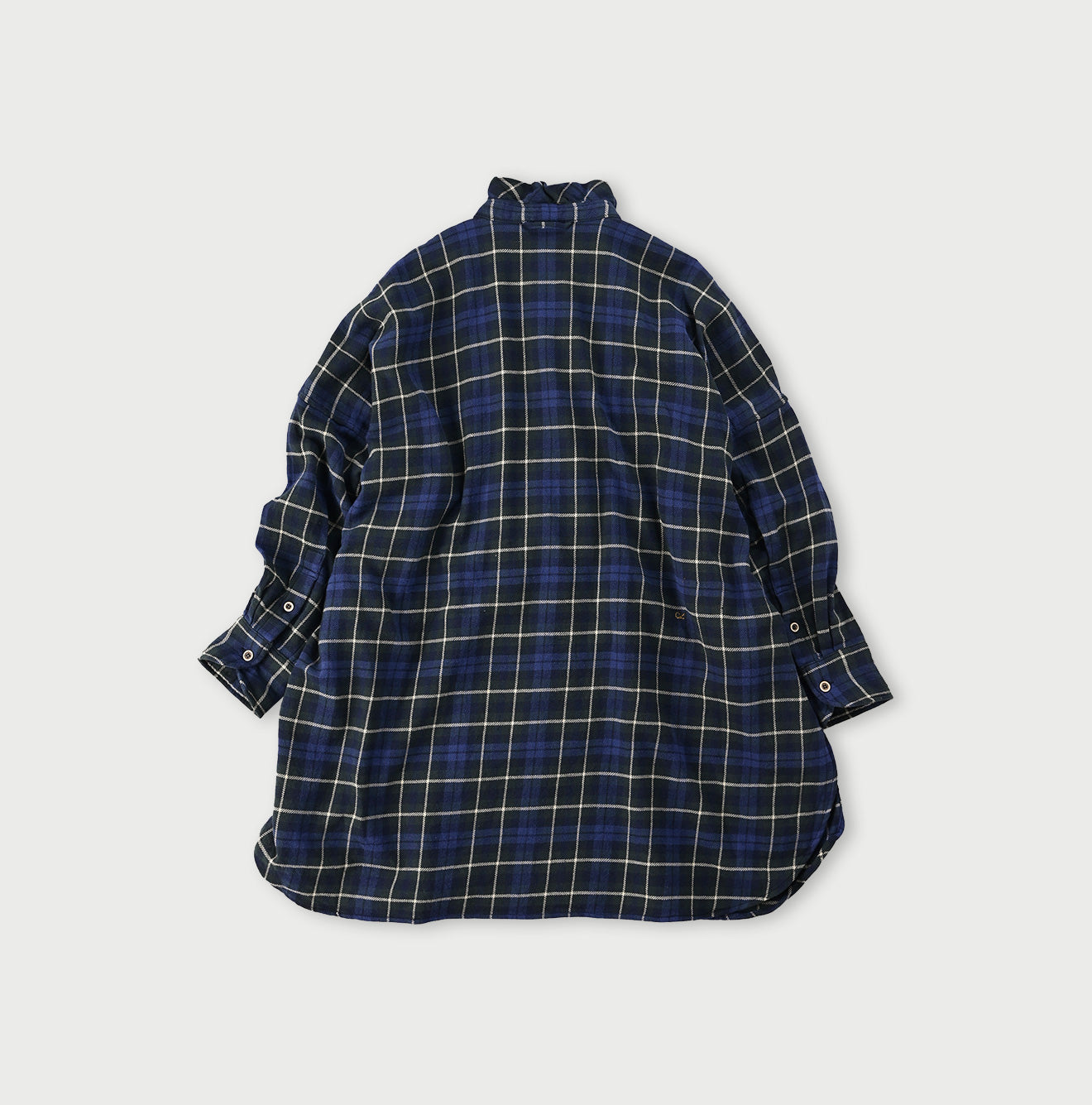 Indian Flannel Frill Tunic Back