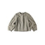 England Flannel Puff Blouse Gray