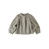 England Flannel Puff Blouse Gray