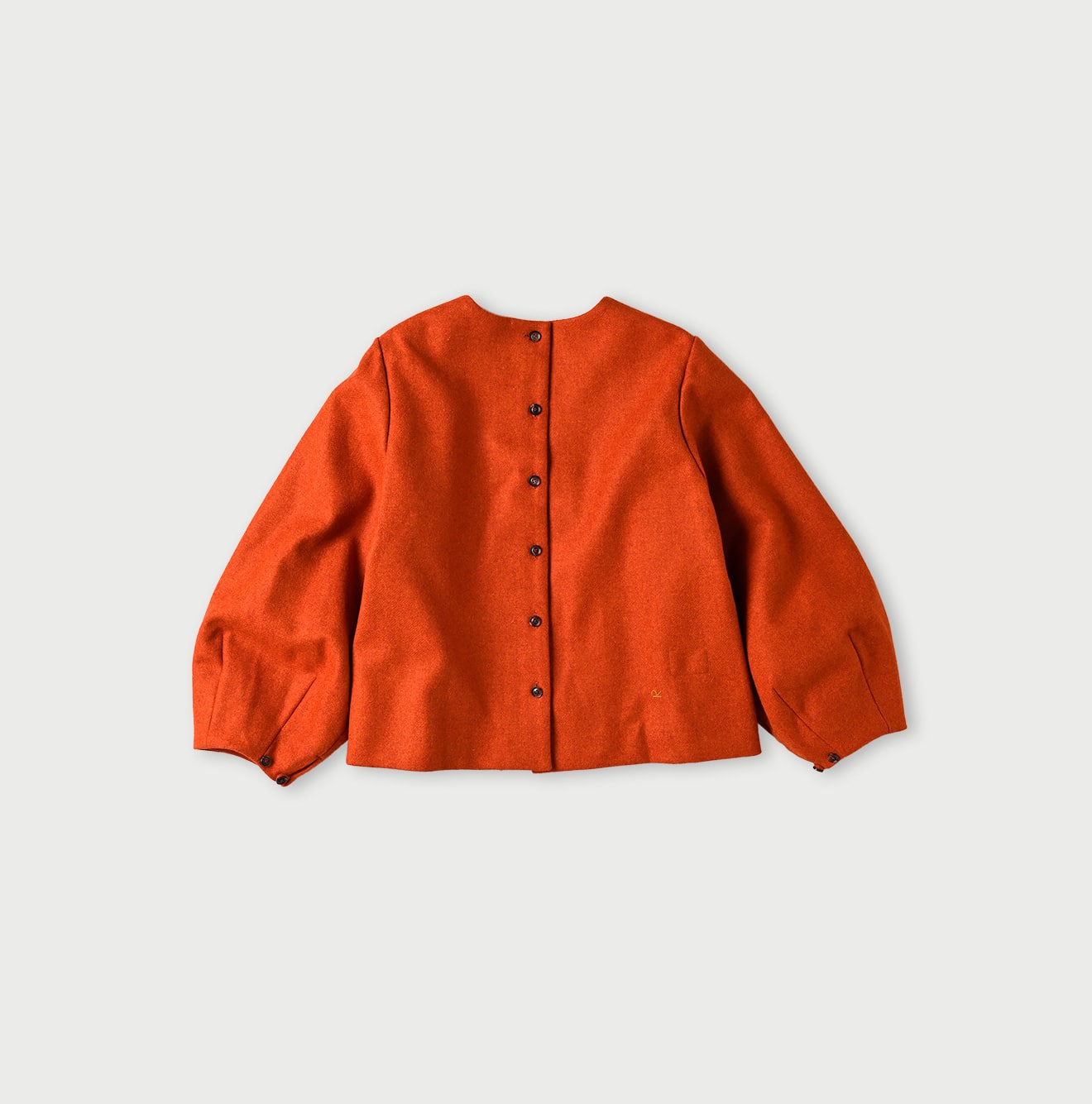 England Flannel Puff Blouse Back