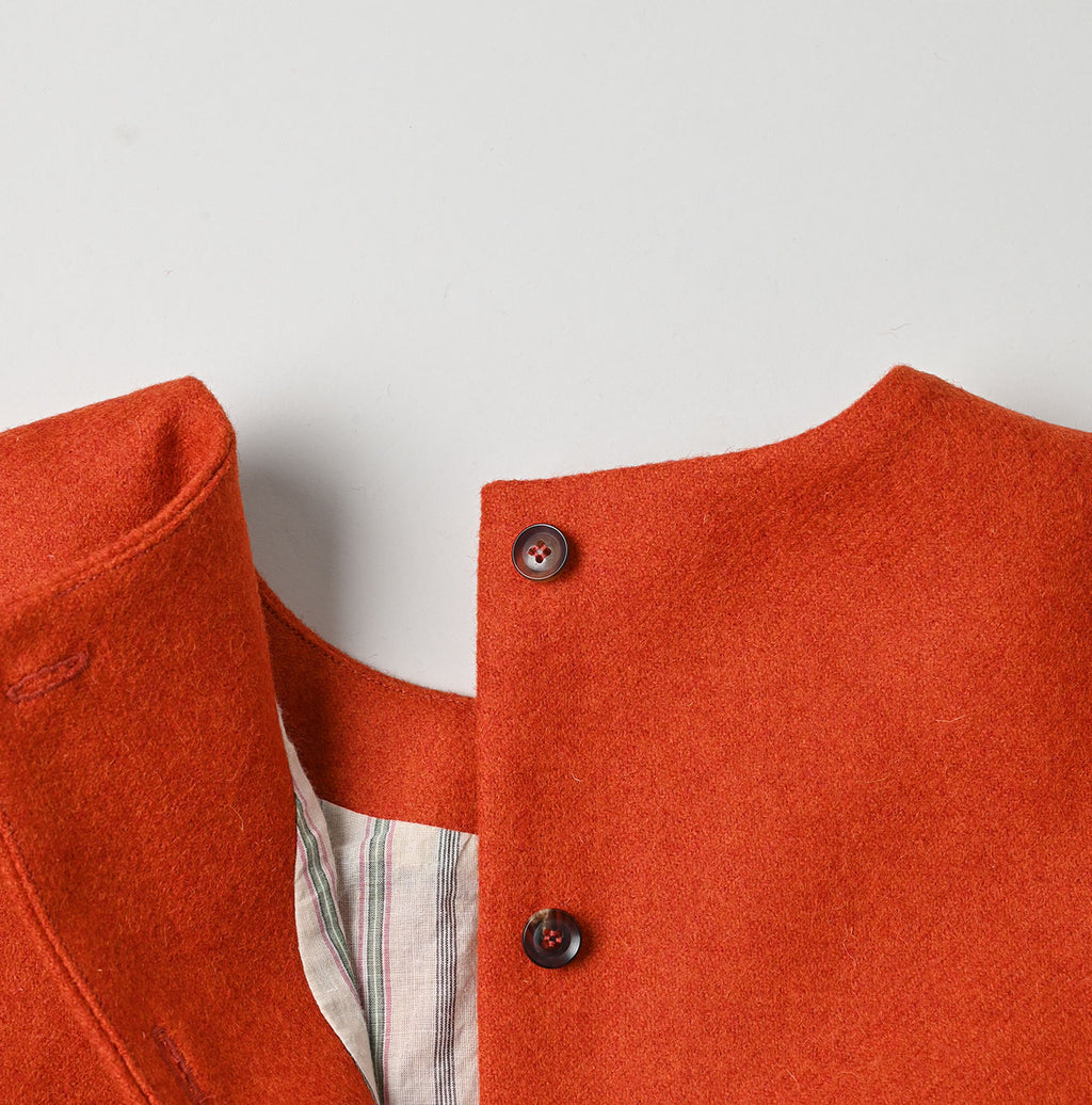 England Flannel Puff Blouse Detail