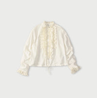 Khadi x Feather Khadi Silk Random Frill Tallulah Blouse