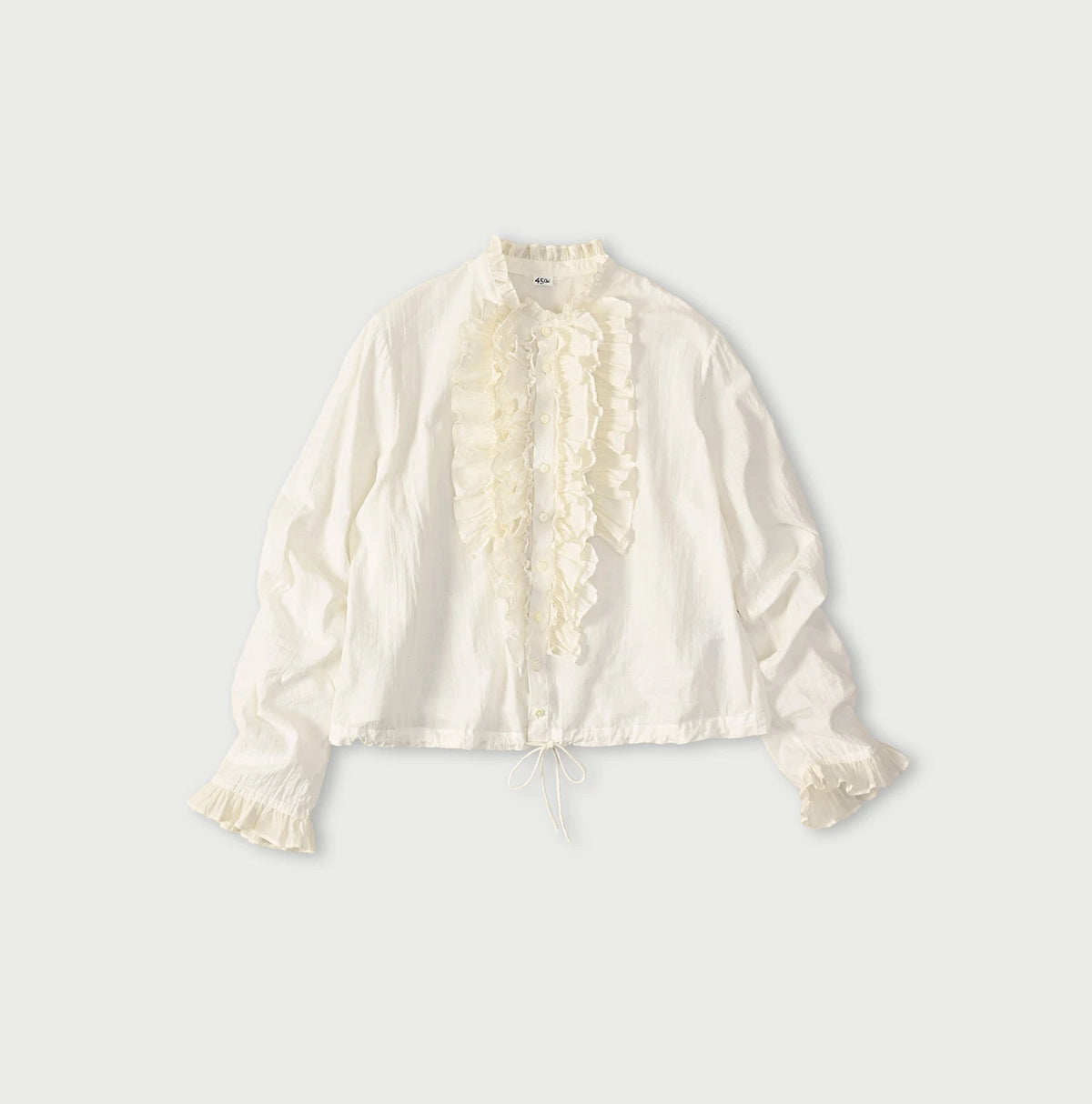 Khadi x Feather Khadi Silk Random Frill Tallulah Blouse