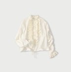Khadi x Feather Khadi Silk Random Frill Tallulah Blouse
