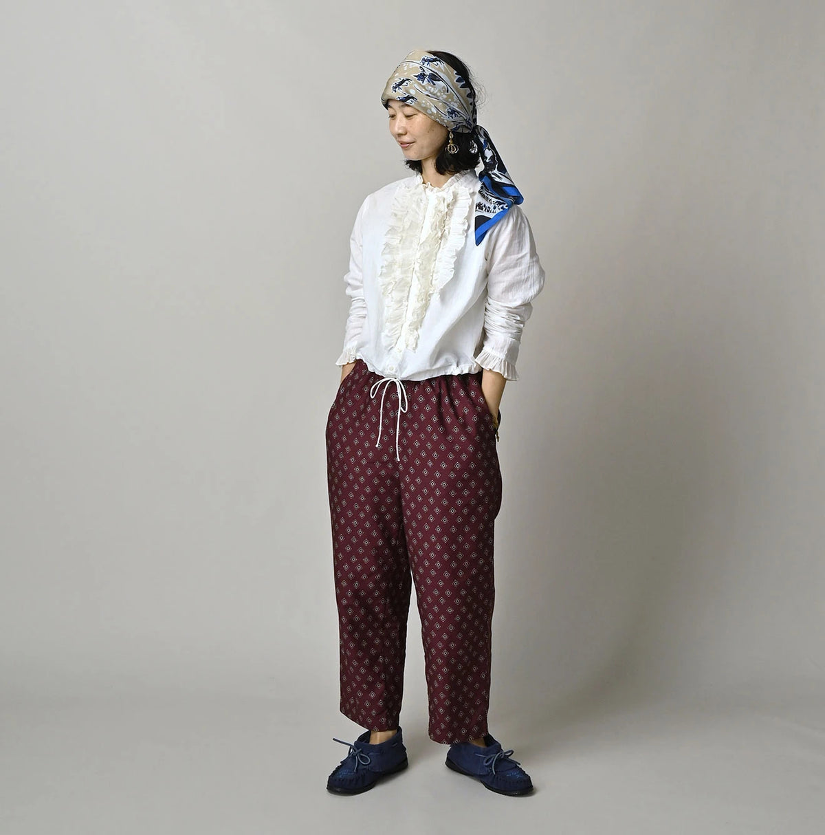 Khadi x Feather Khadi Silk Random Frill Tallulah Blouse