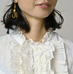 Khadi x Feather Khadi Silk Random Frill Tallulah Blouse