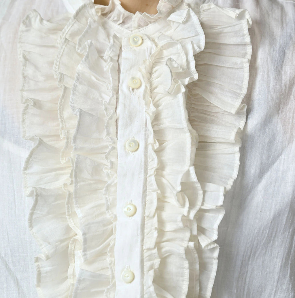 Khadi x Feather Khadi Silk Random Frill Tallulah Blouse