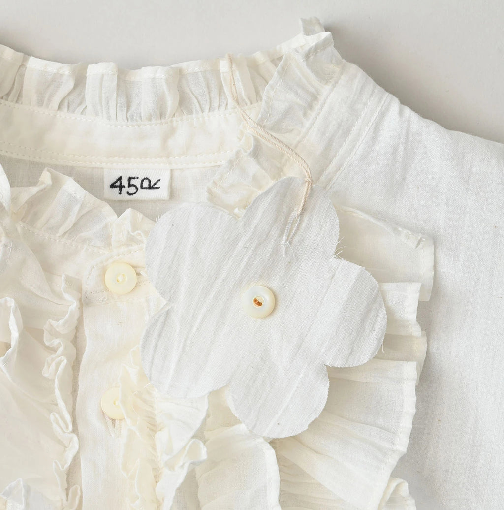 Khadi x Feather Khadi Silk Random Frill Tallulah Blouse