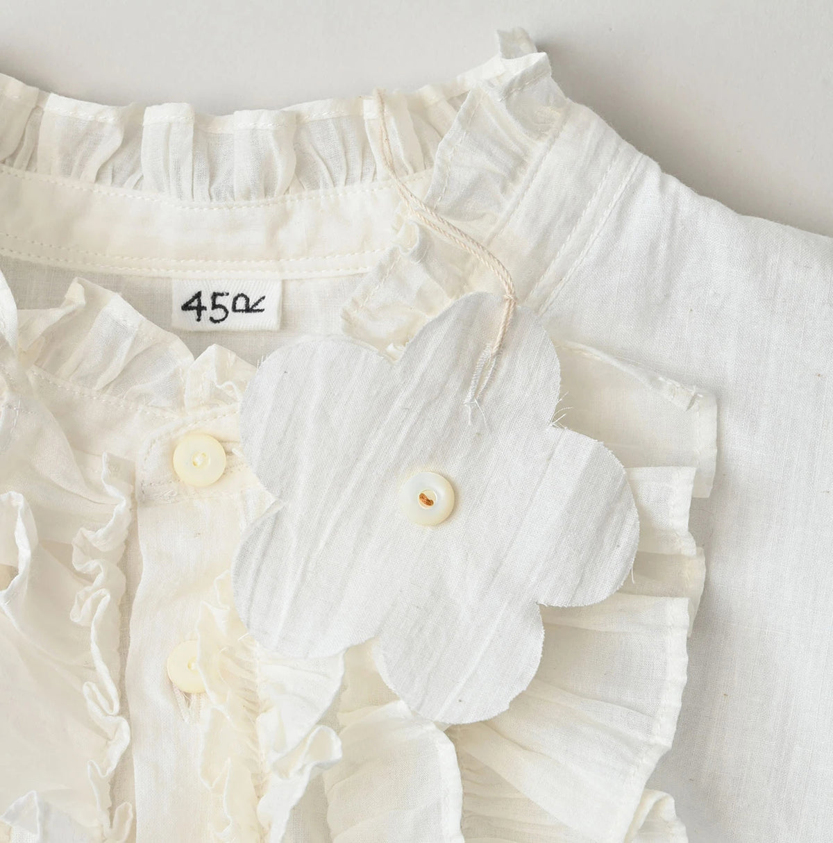 Khadi x Feather Khadi Silk Random Frill Tallulah Blouse