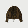 Khadi x Feather Khadi Silk Random Frill Tallulah Blouse