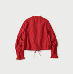 Khadi x Feather Khadi Silk Random Frill Tallulah Blouse
