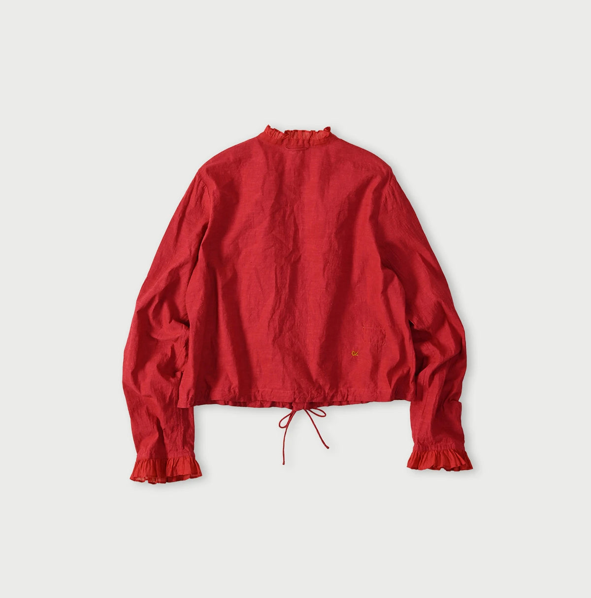 Khadi x Feather Khadi Silk Random Frill Tallulah Blouse