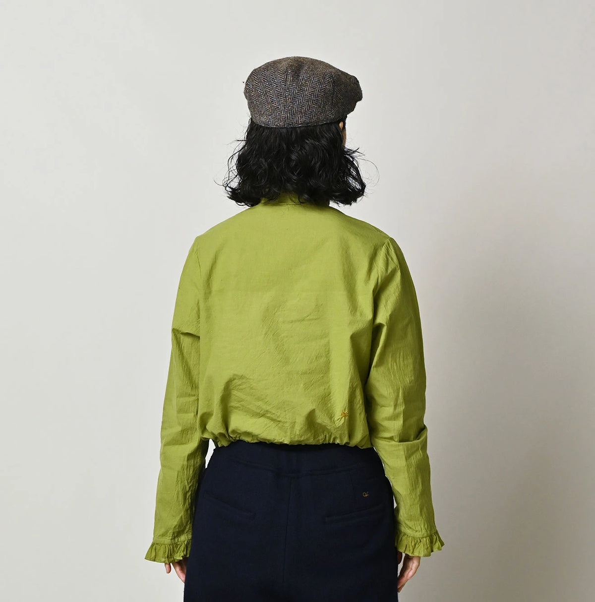 Khadi x Feather Khadi Silk Random Frill Tallulah Blouse
