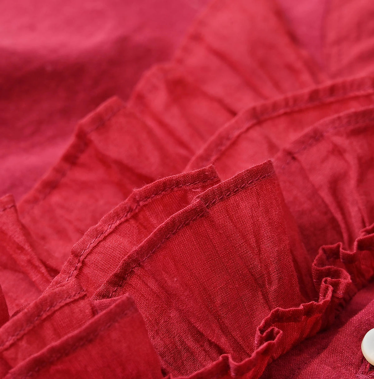 Khadi x Feather Khadi Silk Random Frill Tallulah Blouse