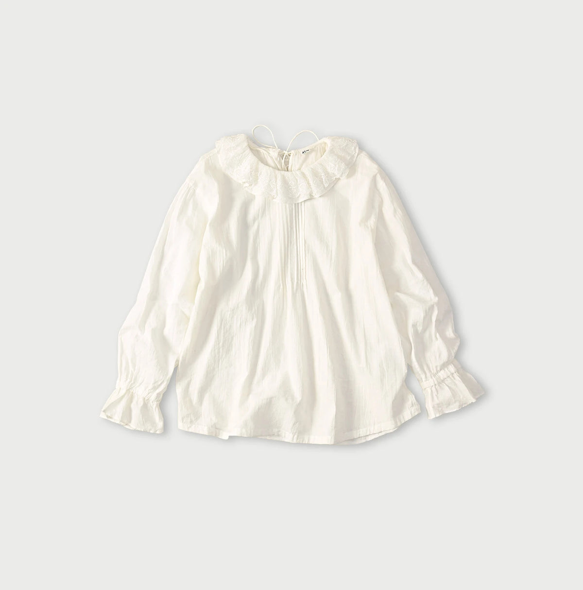 Khadi Frill Collar Blouse