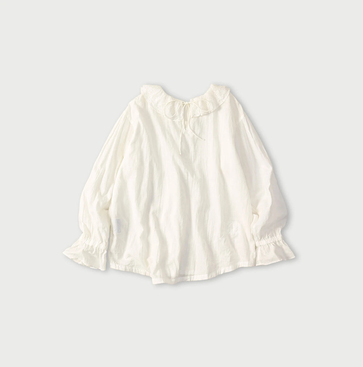 Khadi Frill Collar Blouse