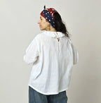 Khadi Frill Collar Blouse