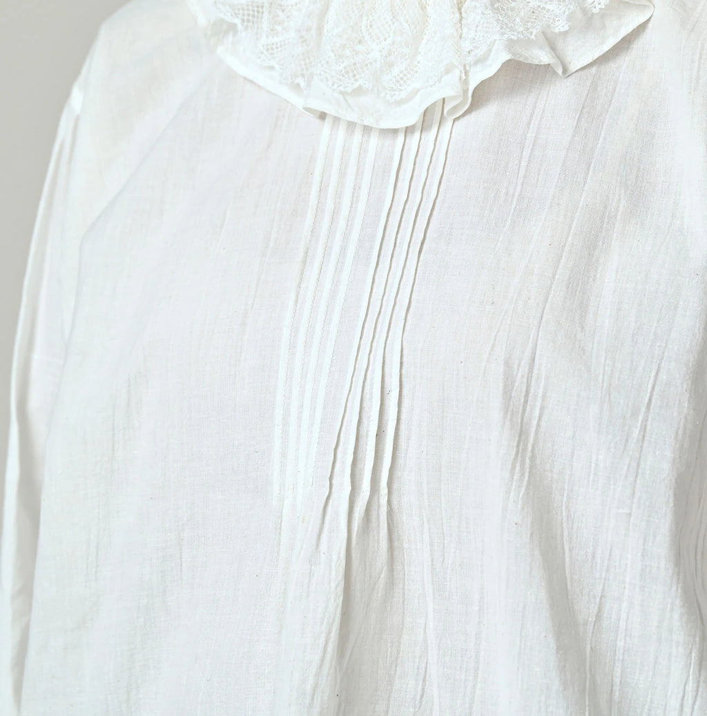 Khadi Frill Collar Blouse