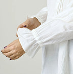 Khadi Frill Collar Blouse