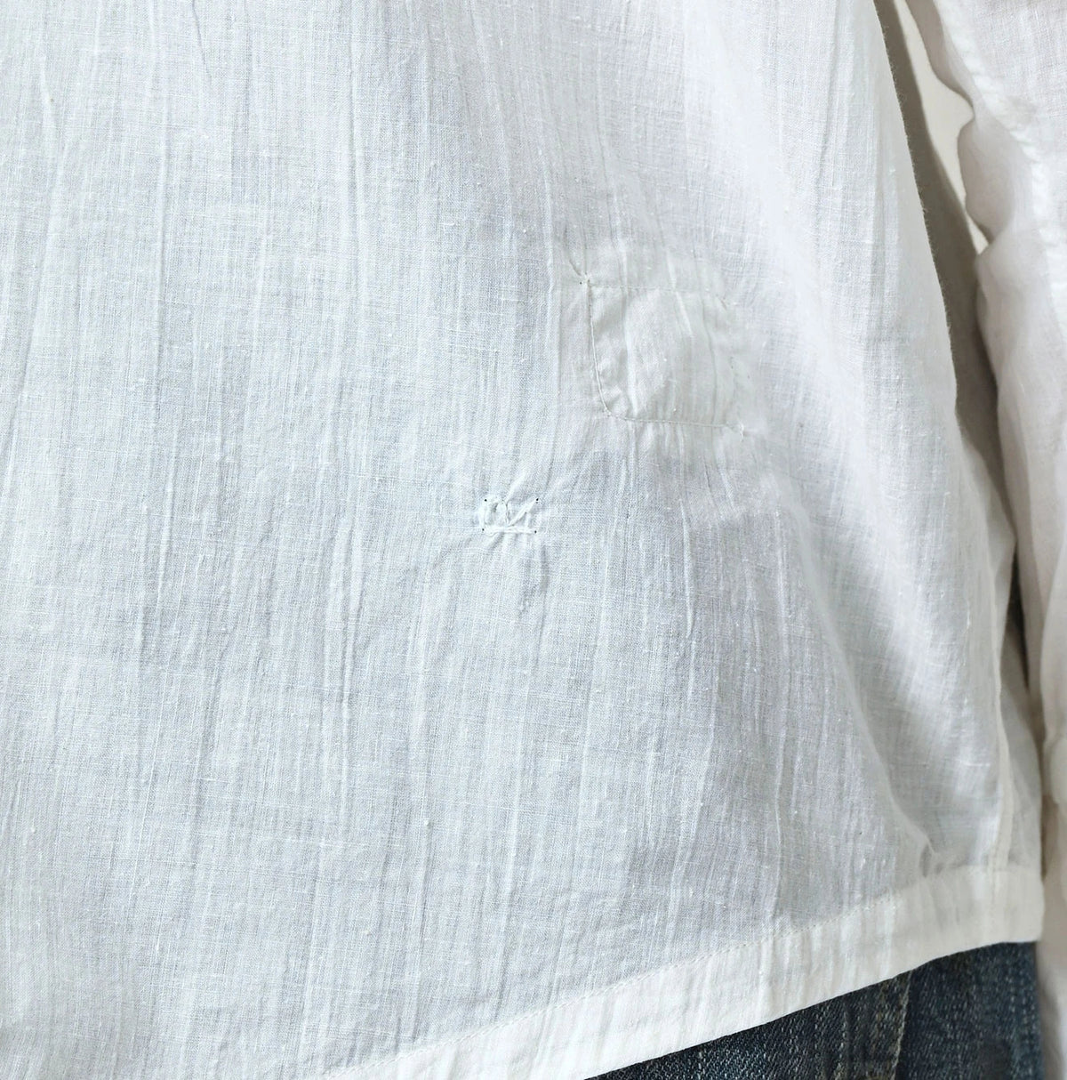Khadi Frill Collar Blouse