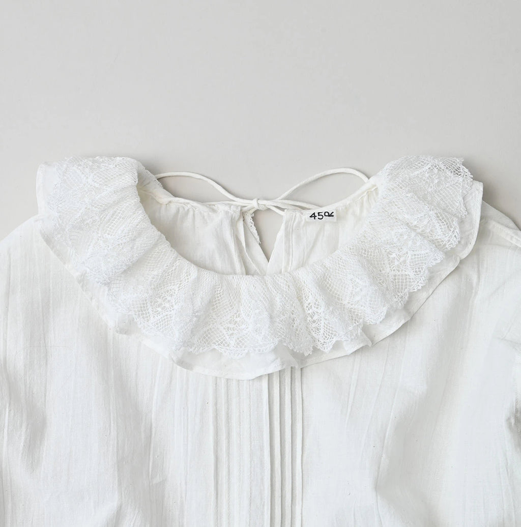 Khadi Frill Collar Blouse