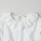 Khadi Frill Collar Blouse