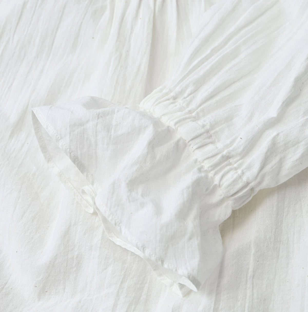 Khadi Frill Collar Blouse