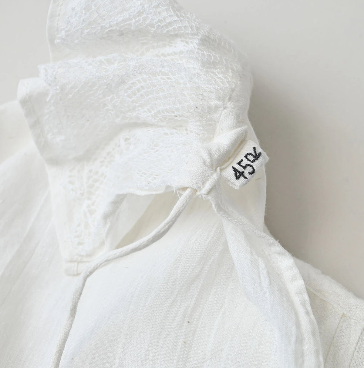 Khadi Frill Collar Blouse
