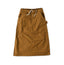 Okome Satin Painter Skirt Chestnut Brown