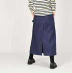 Okome Satin Painter Skirt Chestnut Female Model