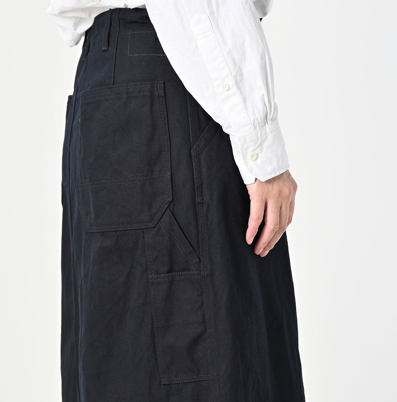 Indigo Duck Painter Skirt Detail